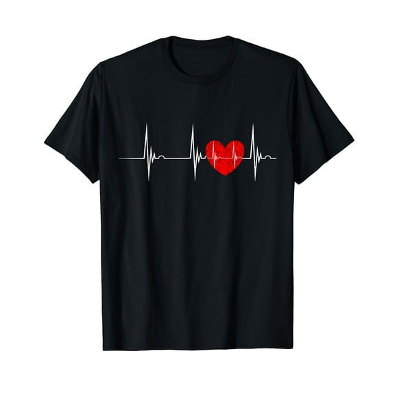 Cardiologist Heart EKG Heartbeat Pulseline Cardiology T-Shirt