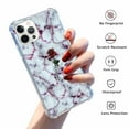 thumbnail image 2 of Marble Flower Case for iPhone 13 Pro Max,Aesthetic Art Design Pattern Soft TPU Bumper Case Cover, 2 of 5