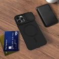 thumbnail image 7 of iPhone 12 Pro Max Case with Wallet [Camera Cover Slide Lens] Soft TPU Cover [Compatible with MagSafe] Slim Thin Scartchproof Full Body Protective Magnetic Phone Case for iPhone 12 Pro Max Black, 7 of 7