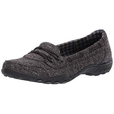Skechers Women's Breathe Easy-Good Influence Sneaker Black 8.5 M US