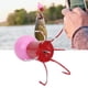 thumbnail image 5 of Anzuelo de pulpo para pesca, anzuelos de calamar de 6 garras, aparejos de pesca de agua salada, color rosa, 5 of 8