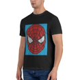 thumbnail image 4 of Spider-Man T-Shirt Col Rond en Coton pour Hommes, 4 of 7