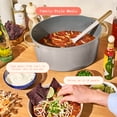 thumbnail image 4 of Beautiful 10-in-1, 8 Qt Multi-Cooker with Bamboo Steamer Insert and 7 Preset Functions, Porcini Taupe by Drew Barrymore, 4 of 15