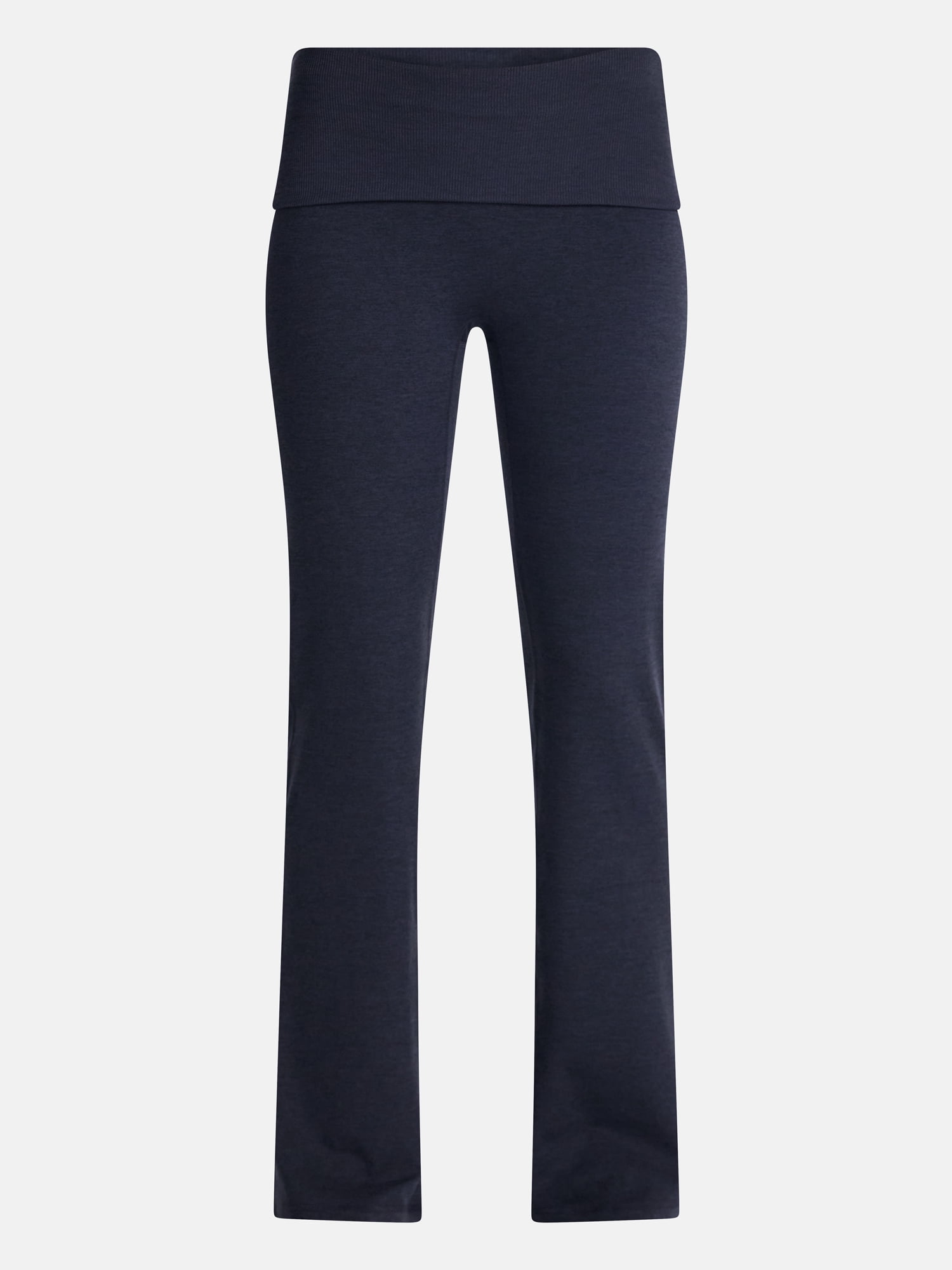 Athletic Works Women's ButterCore Flare Leggings with Fold Over Waist, 31" Inseam, Sizes XS-XXL