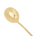 thumbnail image 4 of cuchara de acero inoxidable café azúcar helado cuchara cucharadita oro redondo Sunnimix Cuchara de acero inoxidable, 4 of 7