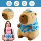 thumbnail image 2 of Kawaii Capybara Toy Plush Juguete 30 Cm La Sala Del (traje Baño) Azul, 2 of 9