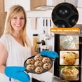thumbnail image 5 of FUYGRCJ 7 Holes Stuffed Pancakes Maker, Electric Takoyaki Maker Pan, Danish Pancakes Maker, Cast Iron Octopus Ball Maker, Cake Pop Maker, Bake Ebelskiver Pan, Pre-Seasoned Pancake Octopus Ball Grill, 5 of 10