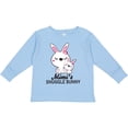 thumbnail image 3 of Inktastic Mimis Snuggle Bunny Easter Girls Long Sleeve Toddler T-Shirt, 3 of 5