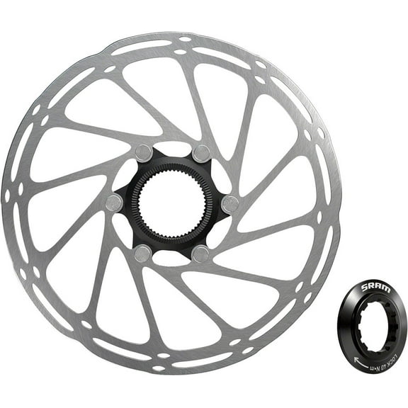 SRAM CenterLine Disc Brake Rotor - 180mm, Center Lock, 1.85mm, Includes Internal Tooled Lockring
