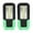 Green, variant on HIBIBUD 2Pcs Small Flashlight,Can Be Hung and Adsorbed Keychain Light,Repair Portable Lights Flashlight Battery Powered,Orange