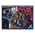 thumbnail image 2 of YouTheFan MLB Atlanta Braves Purebred Fans 500pc Puzzle - "A Real Nailbiter", 2 of 5