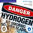 thumbnail image 5 of Hydrogen No Smoking No Open Flames Sign, OSHA Danger Sign,, 5 of 8