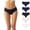 Dark Blue, variant on Women's Mid-Rise Seamless Briefs Sexy Breathable Solid Color Panties Comfortable Soft Lightweight Underwear G-strings Non-marking Underpants
