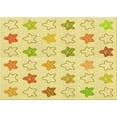 thumbnail image 1 of Ahgly Company Indoor Rectangle Patterned Bee Yellow Area Rugs, 2' x 3', 1 of 6