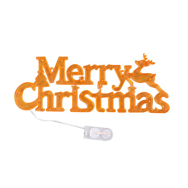 Binwennn Merry Christmas Modeling Christmas LED Letter Decoration Wreath Decoration Lights Christmas Lights LED Light Incandescent String Lights Christmas Lights Warm Christmas String Lights Indoor 50