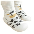 thumbnail image 5 of Unisex Baby Shoes First Shoes Kids Toddler Baby Boys Girls Solid Warm Knit Soft Sole Rubber Shoes Socks Slipper Stocking, 5 of 9