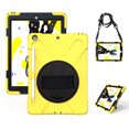 thumbnail image 6 of KIQ Shockproof iPad 10.2 Case 7th 8th Gen Cover, Heavy Duty Shield Rugged Shockproof case Cover for Apple iPad 7th 8th Gen 10.2-inch [Yellow], 6 of 9