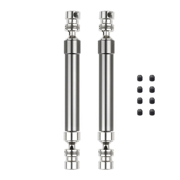 2PCS Metal CVD Drive Shaft 110-160mm for 1/10 RC Rock Crawler Axial SCX10 90046 Trx4,