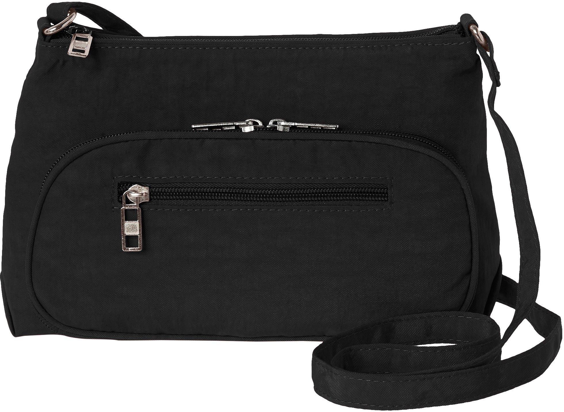 Bueno Crushed Nylon Adjustable Crossbody Handbag One Size Black ...