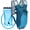 Blue-Green, variant on Hydration Backpack with 2L Water Bladder, Hiking Water Pack with Insulated Compartment for Women Men, Lightweight Running Hydration Vest with Phone Pocket for Cycling, Biking