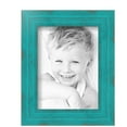 thumbnail image 2 of ArtToFrames 6x8 inch Turquoise Picture Frame, Blue 6" x 8" Wood Poster Frame (WOM-4588) 1234, 2 of 8
