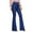 Blue, variant on Flare Jeans for Women High Waisted Pull On Bell Bottom Jeans Trendy Elastic Denim Pants, Blue