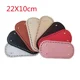 thumbnail image 4 of Nuevo fondo de 22 x 10 cm de largo para bolso de punto, base de cuero PU para bolso, fondo ovalado hecho a mano con agujeros, accesorios para fondo de bolso de ganchillo DIY, 4 of 5
