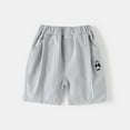 thumbnail image 2 of TOOYOU Boys Pants Toddler Kids Sport Solid Spring Summer Shorts Casual Shorts Fashion Shorts Size 5-6 Years , Light Gray, 2 of 8