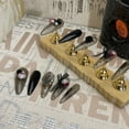 thumbnail image 4 of Nail art is purely hand-worn, black long-pointed large diamond nail piece, advanced finished product, pressing nails, fake nailspress on nails fake, 4 of 9