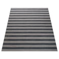 thumbnail image 3 of Rugsotic Carpets Hand Woven Flat Weave Kilim Wool Eco-Friendly 9'x12' Area Rugs Rectangle Cream Silver Contemporary Modern Design Low Pile Indoor Handmade Rug for Living Room, Bedroom D00107, 3 of 5