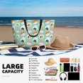 thumbnail image 5 of Naloa Kawaii Sushi Large Capacity Beach Bag, Waterproof Sandproof Beach Swim Pool Bag Tote Bag for Women, 5 of 7