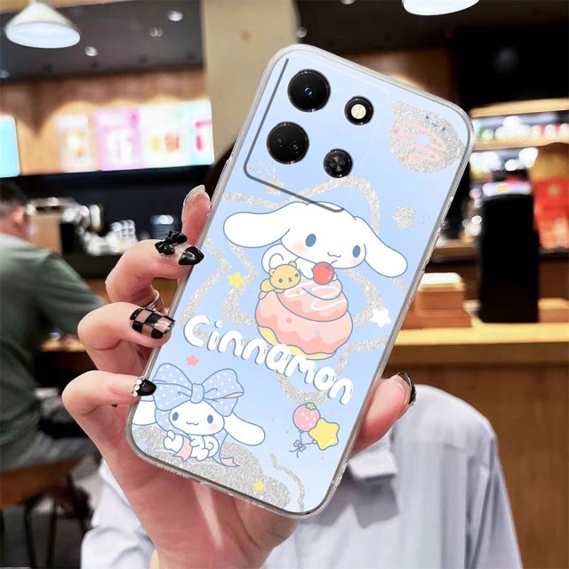 Clear Phone Case For Infinix NOTE 10 11 12 30 30i SMART 4 5 6 7 ZERO CAMON 19 20 PRO Case Funda Shell Cartoon Melody Hello Kitty