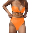 thumbnail image 2 of LSLJS Women's New Sexy Swimsuit Printed Bikini Swimsuit, 2 of 9