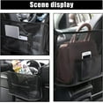 thumbnail image 5 of Tattom Handbag Holder for Car, Auto Net Pocket Purse Holder Between Front Seats Car Storage Organizer, Universal Car Accessories for Women and Men, Pet Car Barrier (Black), 5 of 6