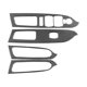 thumbnail image 2 of Para 2015-2022 Fibra de Carbono Suave Elevalunas de Coche Control Cubierta de Panel de Interruptores Accesorios Adhesivos Embellecedores, 2 of 5