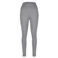 thumbnail image 4 of HKYNLAG Women's High Waisted Yoga Pants with Side Pockets Tummy Control Workout Leggings for Gym Running Light Gray L, 4 of 7