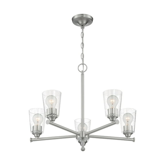 Nuvo Lighting - Bransel-5 Light Chandelier in Transitional Style-25 Inches Wide