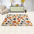 thumbnail image 3 of Coolnut Lightweight Non Slip Carpet Mats 60 x 39 inch (5'x 3'3"), Area Soft Rugs Floor Mat Rug Decoration for Kids Room Living Room Halloween Pumpkin Bat Spider, 3 of 6