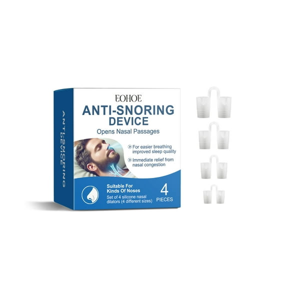 EOHOE Anti-Snoring Device, Home Care Sleep To Relieve Nasal Discomfort Anti-Snoring Silicone Material Care