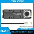 thumbnail image 2 of 2280 SSD Heatsink M.2 NVME Radiator Air Circulation Cooler PC Efficient Radiator with Thermal Silicone pad m.2-f, 2 of 6