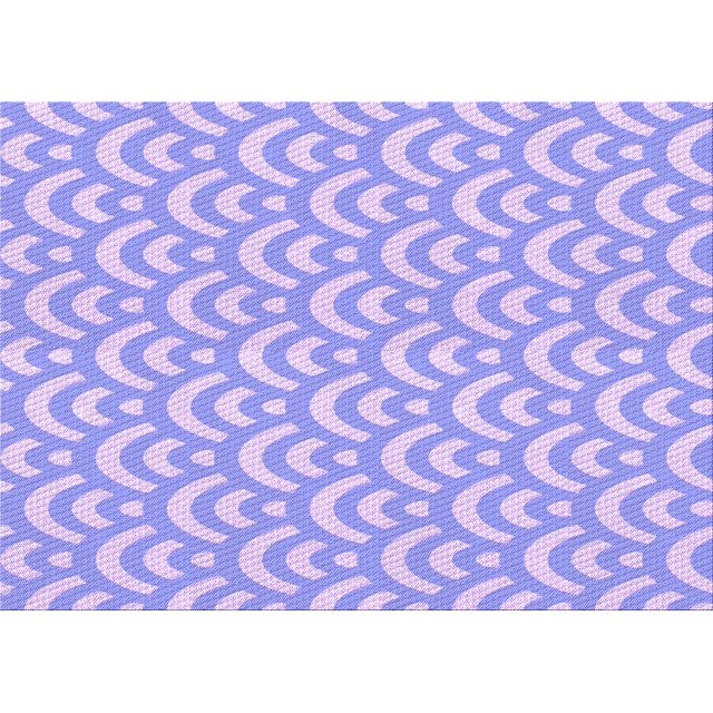Ahgly Tapis Rectangulaire Lavable en Machine Intérieur Transitionnel Mimosa Violet, 2 Pieds x 4 Pieds
