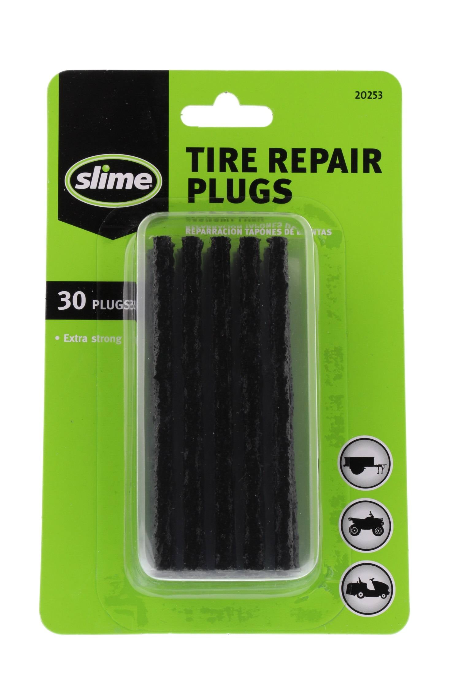 Slime Tire Repair Plugs, Black, 30 Count