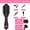 Black Pink, variant on Hair Dryer Brush, 4 in 1 One Step Hair Dryer and Styler Volumizer, Professional Hot Air Brush with Negative  Anti-frizz Blowout for Drying, Straightening, Salon, Black