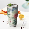 thumbnail image 3 of 30oz Pioneer Flower Tumblers Stainless Steel Tumbler with Lid and Straw,Vacuum Insulated Double Wall Travel Tumbler Cups Mug with Cleaning Brush for Coffee,Tea, 3 of 7