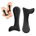 thumbnail image 6 of Gazechimp 2 Pieces Arch Insoles Self Adhesive Universal Multifunction Gel Arch Support Velvet Black L, 6 of 8