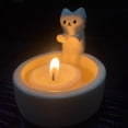 thumbnail image 4 of Kitten Candle Holder,Cute Grilled Cat Aromatherapy Candle Holder Decorative, 4 of 6