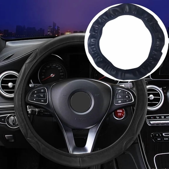 KNACK- For Chevrolet Leather Steering Wheel Cover Breathable Antislip Car Accessories