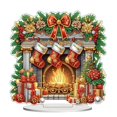 thumbnail image 1 of Kit de manualidades JJFox, chimenea navideña de doble cara, bricolaje, 1 of 7