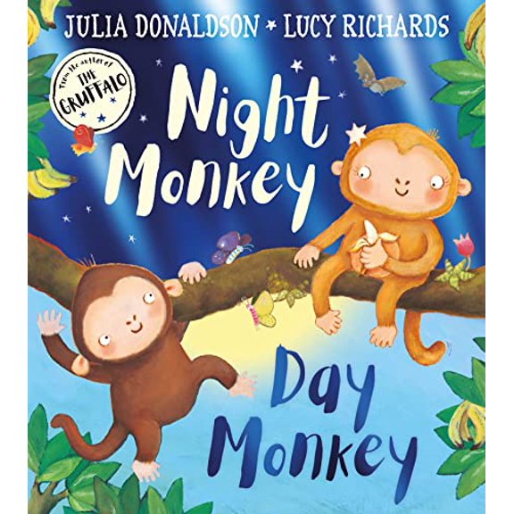 Pre-Owned Night Monkey, Day Monkey: The ultimate rhyming childrens picture book  now with a fabulously foiled cover! Paperback