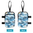 thumbnail image 3 of COEQINE Forearm Crutch Accesories Walking Stick Bag Hawaiian Whale Ocean Elbow Crutch Pouch, Cane Attachment, with Multiple Pockets, Phone Holder, for Adults Women Men, 3 of 7